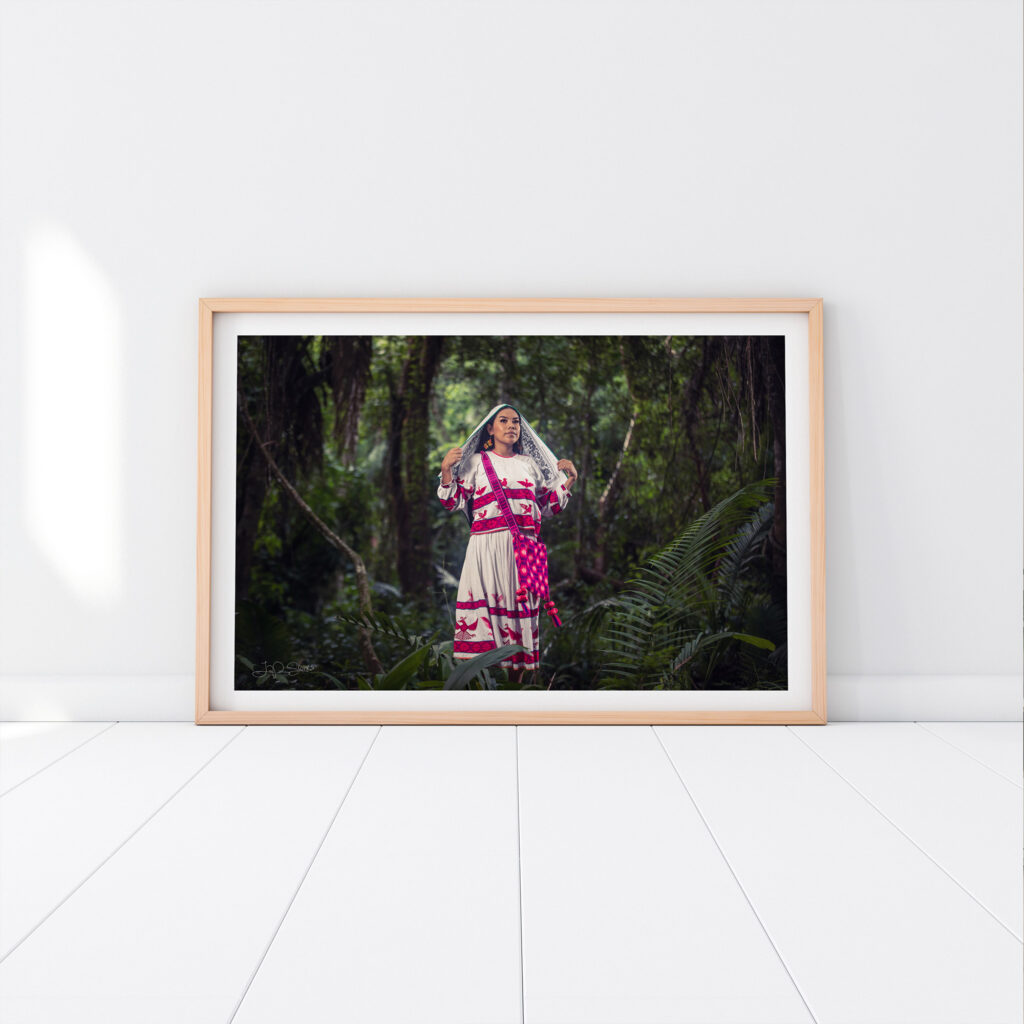 Aztec Warrior In Water Photography Print Mexico Art Aztec Wall Art