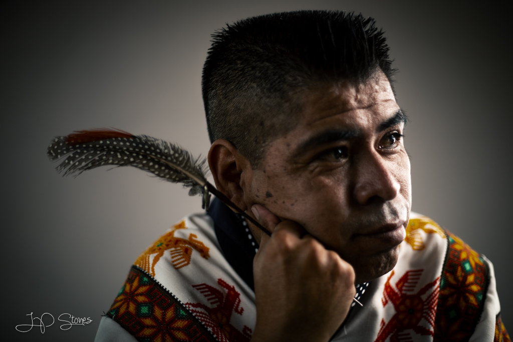 Wixarika/Huichol Portrait of Santos by JP Stones Photography
