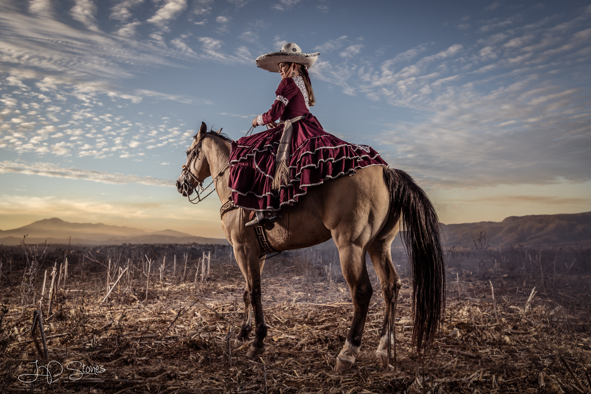 Escaramuza and Charro Cowboy Photography by JP Stones Photography Workshops