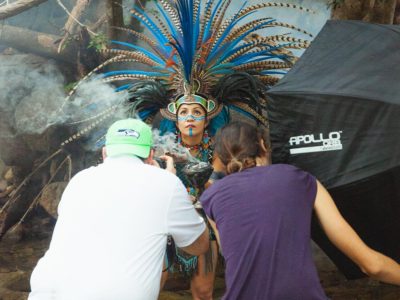 Behind The Scenes at one of my Aztec Photoshoots Aztec Workshop with JP Stones Photography