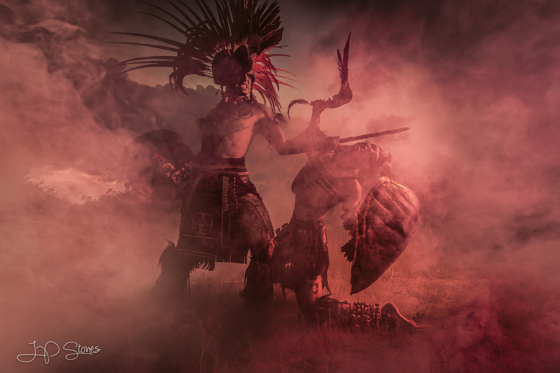 Behind the Scenes Epic Aztec Photoshoot by JP Stones Photography