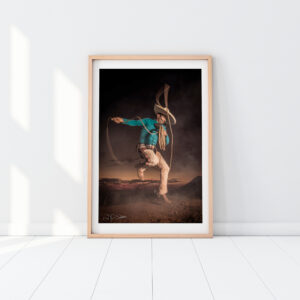 Charro Jumping Through Lasso. Mexica Dacner. Fine Art Prints by JP Stones Photography