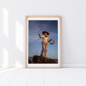 Mexican Charro with Lasso. Fine Art Prints by JP Stones Photography