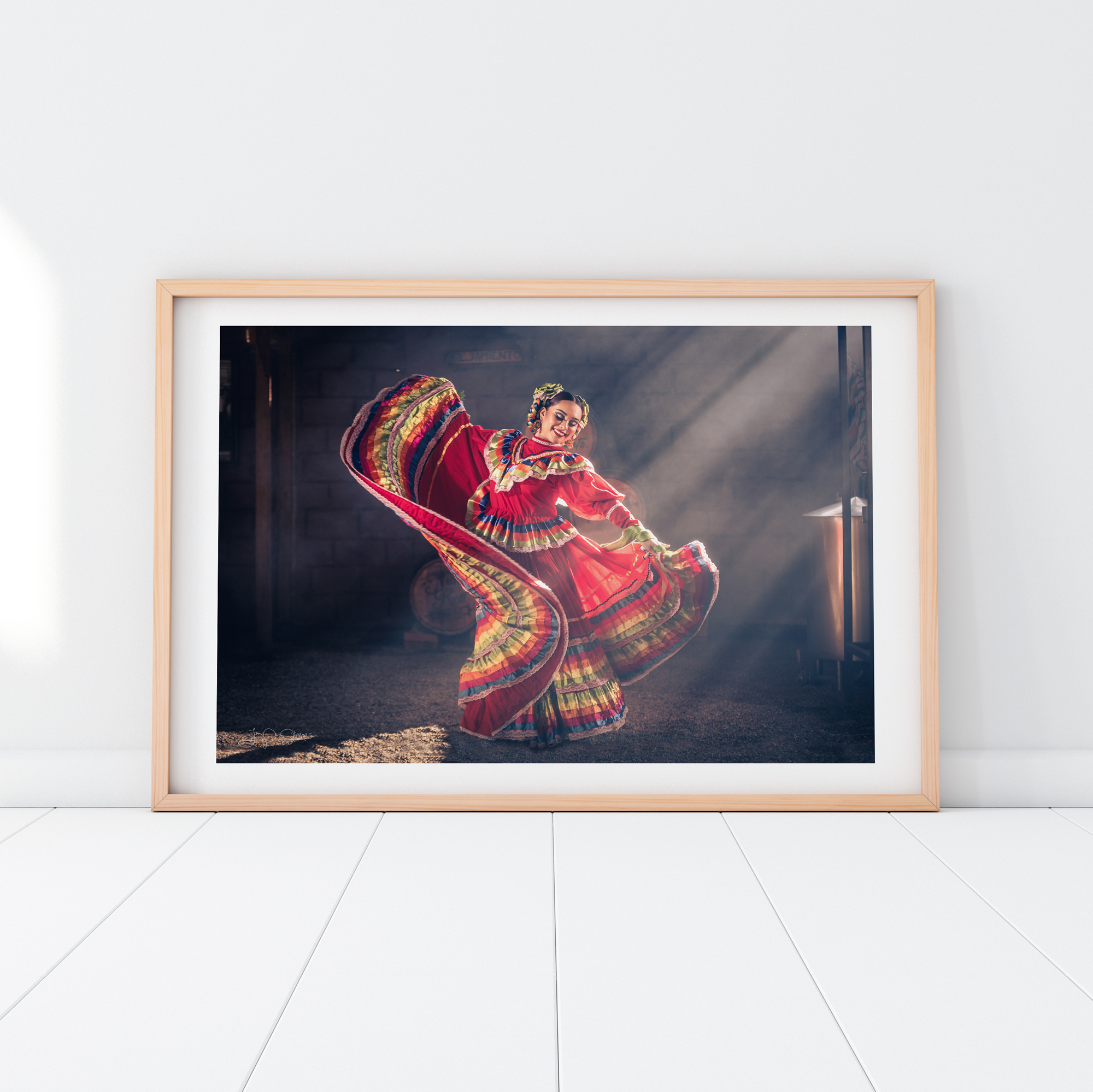 Mexican Folklorico Wall Art. Jarabe Tapatio, Hat Dance, China